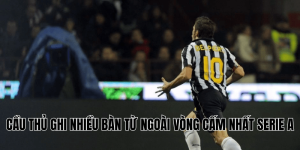 Cầu Thủ Ghi Nhiều Bàn Từ Ngoài Vòng Cấm Nhất Serie A
